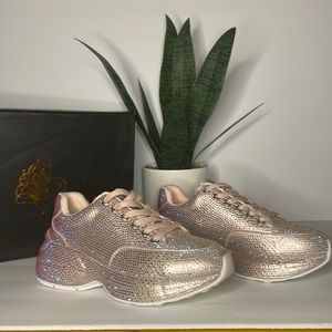 Sz 8 Pink Bling Miss L by Liliana Sneakers